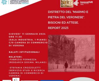 11 gennaio 2024 - evento DISTRETTO DEL MARMO E PIETRA DEL VERONESE - Camera di commercio di Verona